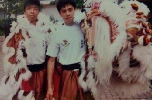 When Hui (right) was younger, he “counted down the days to Tam Kung’s Birthday.”